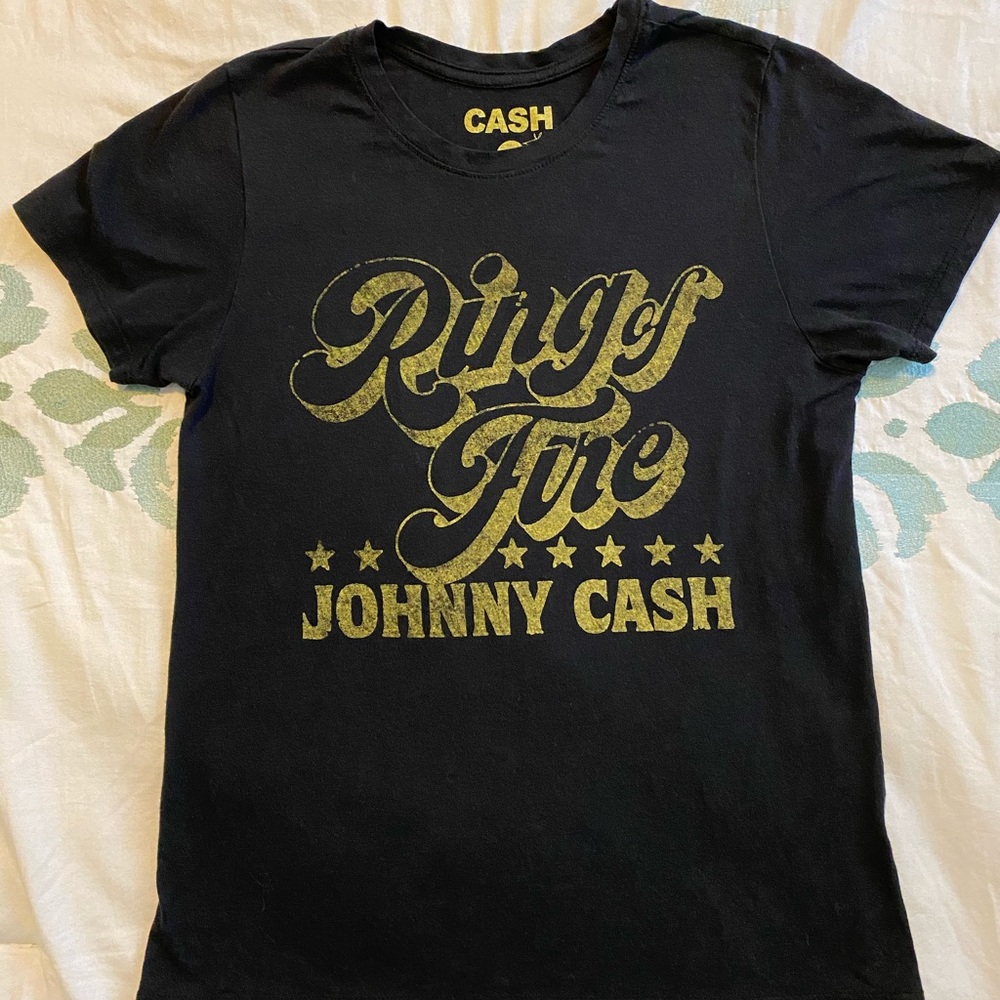Johnny Cash Ring of Fire Tee